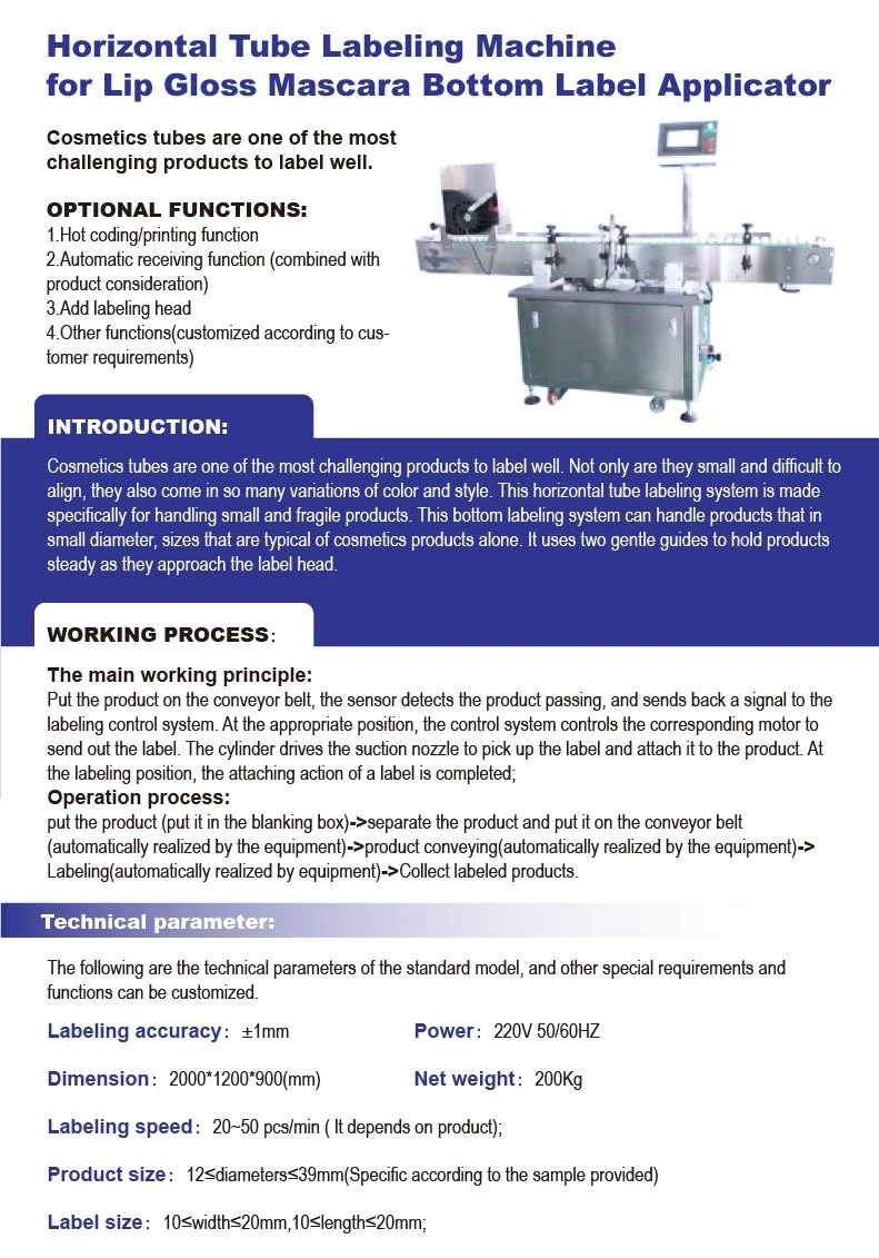 small bottle label applicator